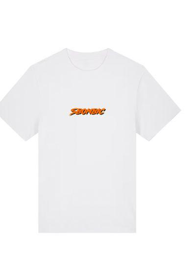 T-Shirt FlyUp "SBOMBIC" Bianca