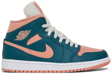Jordan 1 Mid Dark Teal Green