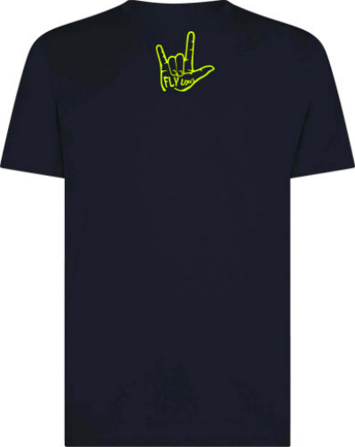 T-Shirt FlyUp "SBOMBIC" Blue Navy